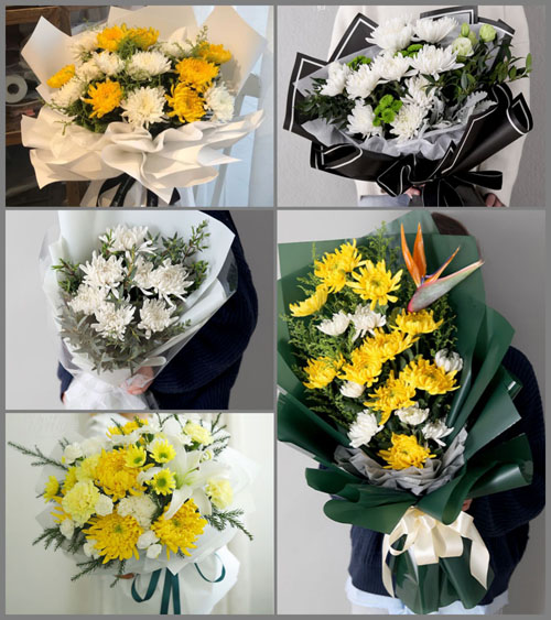 湖北孝感市应城市黄滩镇龙王村白事花束代送